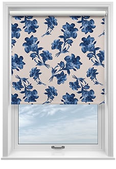 Ted Baker Midnight Garden, Blue - Twist&Fit Roller Blind